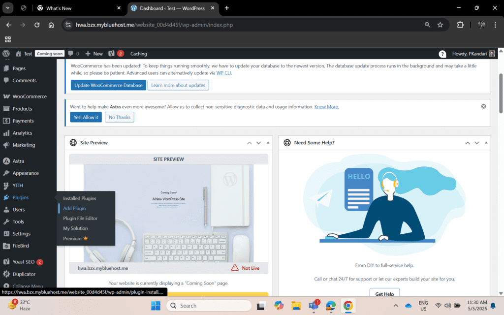 Ir a plugins