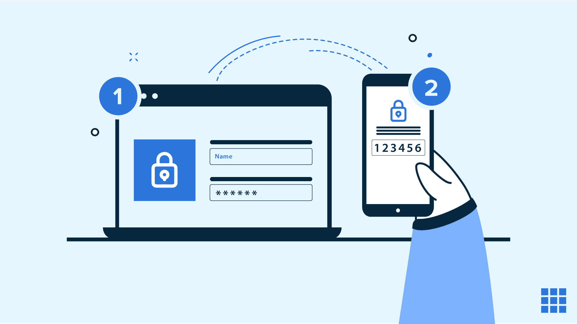 Utilice funciones de seguridad como la verificación en 2 pasos para agregar una capa adicional de protección.