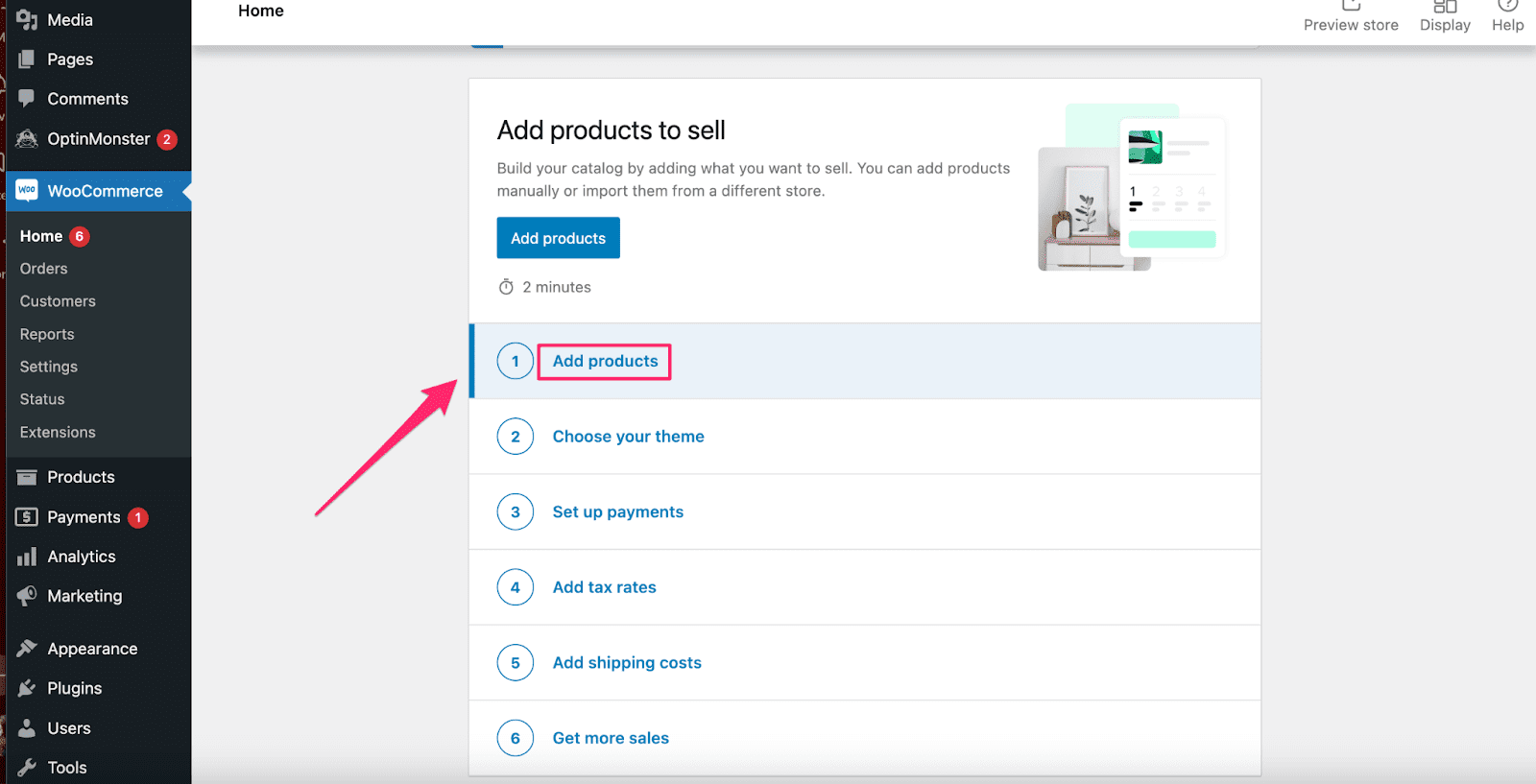 Añade un producto a tu tienda de WooCommerce.