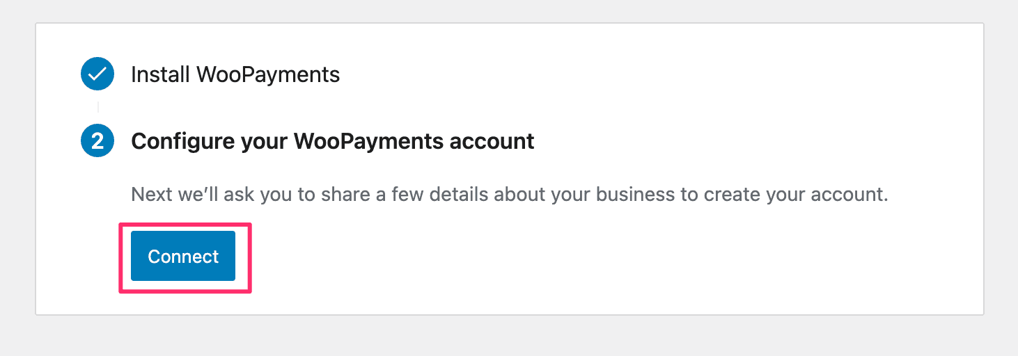 Después de instalar una pasarela de pago, configure su cuenta.