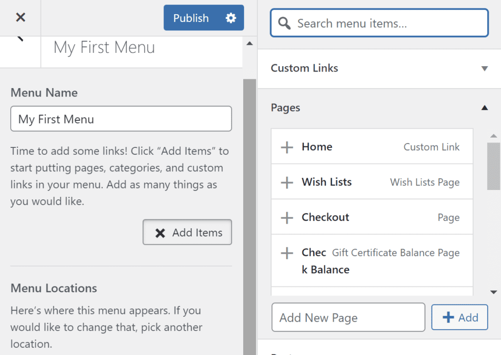 Cómo configurar menús en WordPress.