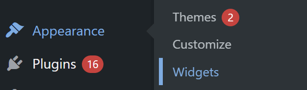 Cómo configurar menús con el widget de menú de WordPress.