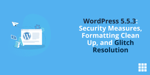 WordPress 5.5.3: Medidas de seguridad, limpieza de formato y resolución de fallos