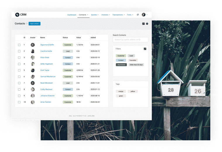 Complemento de CRM