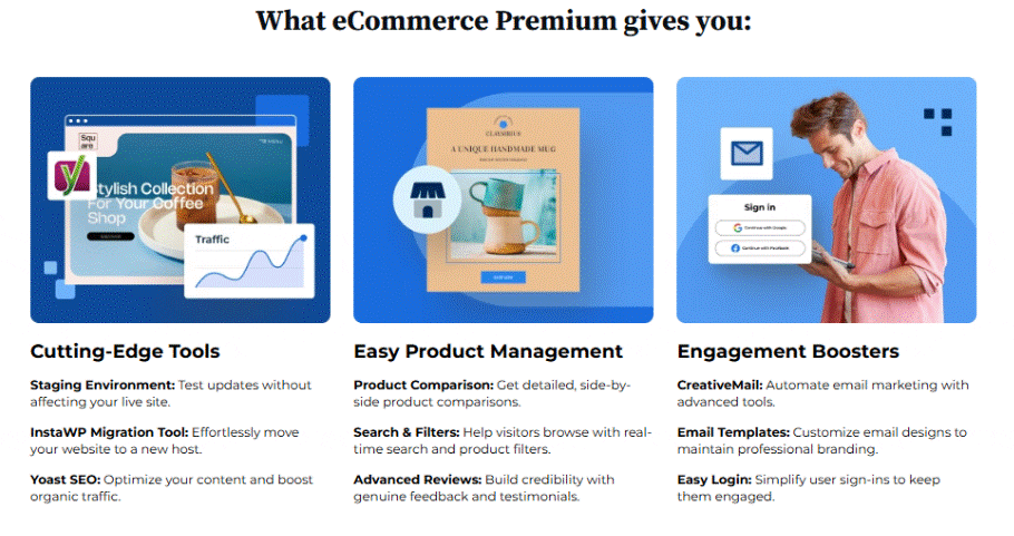 Lo que eCommerce Premium te ofrece
