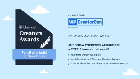 Anunciamos WP CreatorCon de Bluehost