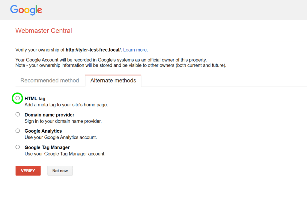 verifica tu wordpress en Google Search Console usando Yoast