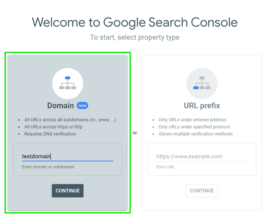 verificar el sitio web en Google Search Console
