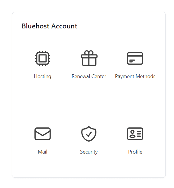 Cuenta de Bluehost