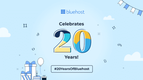 ¡Bluehost celebra 20 años!