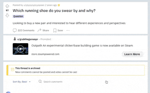 Discusión en Reddit sobre el tipo de zapatillas para correr que le gustan a la gente y por qué.  