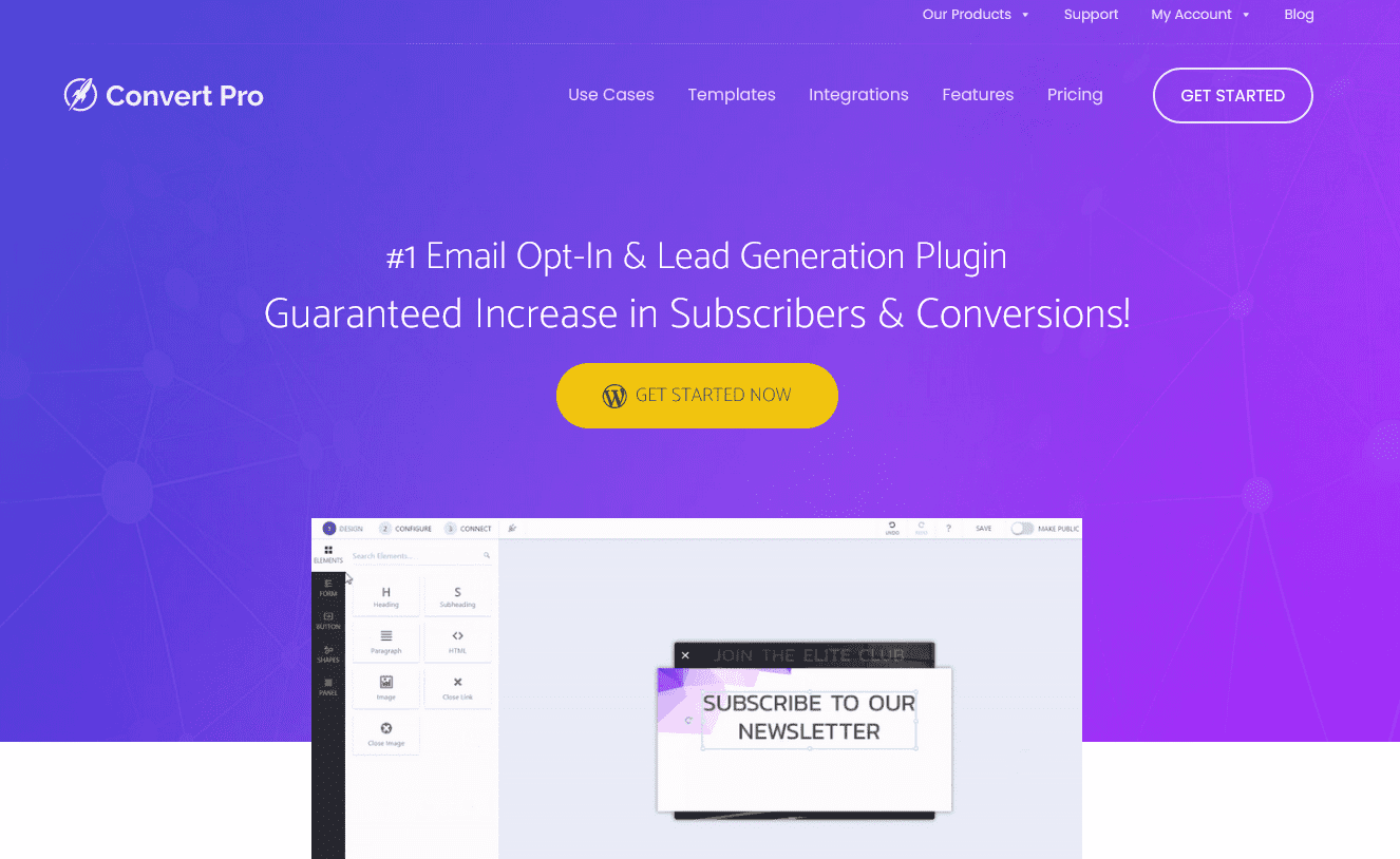 Convertir el complemento emergente de WordPress Pro.