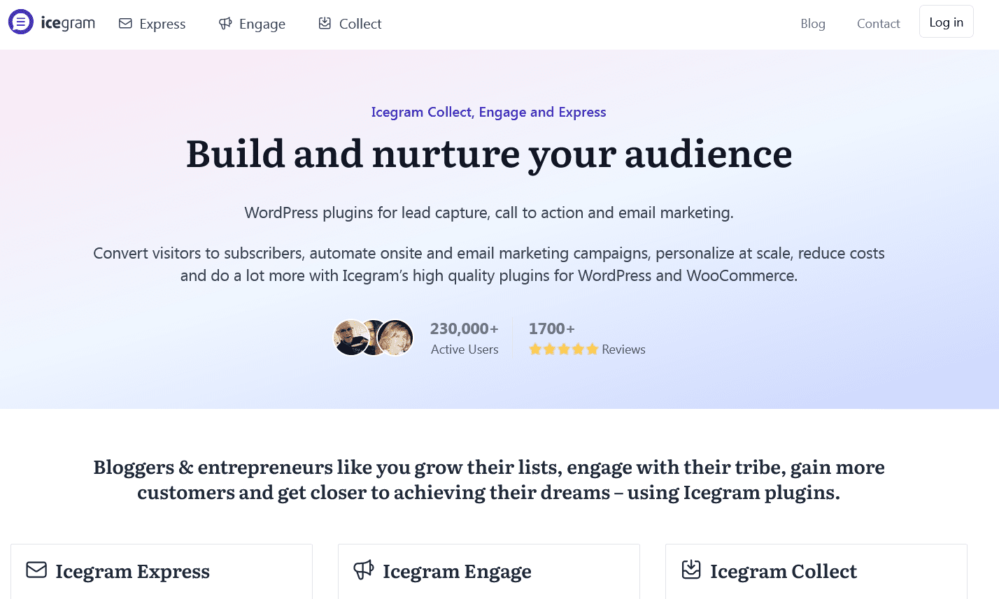 Complemento emergente de WordPress Icegram.