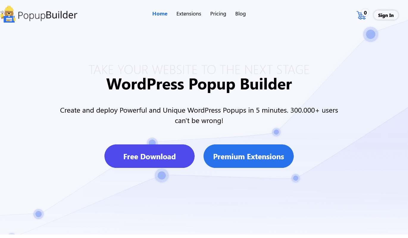 Popup Builder Plugin de ventana emergente de WordPress.