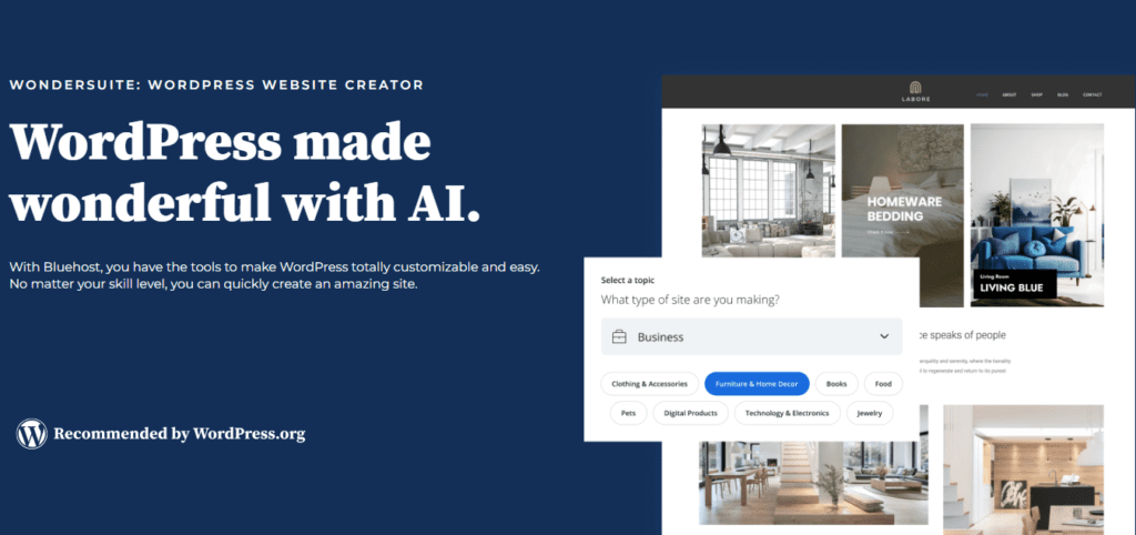 Sitio web de WonderSuite