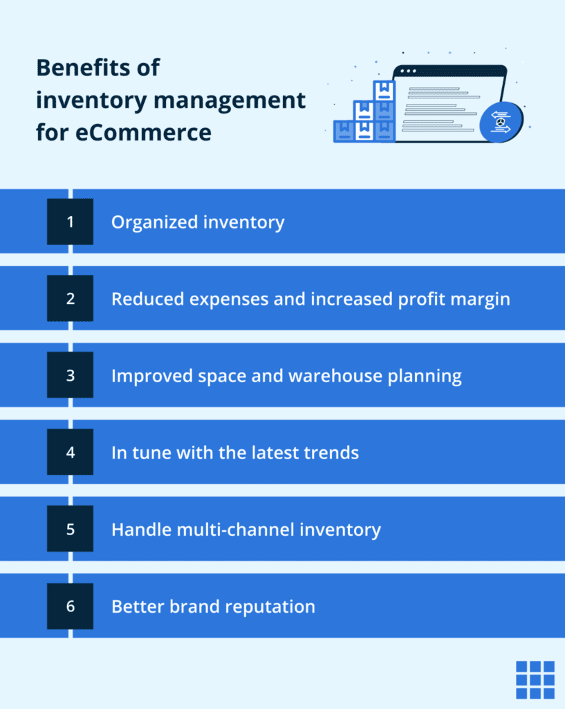 Los beneficios de crear una solución de gestión de inventario.