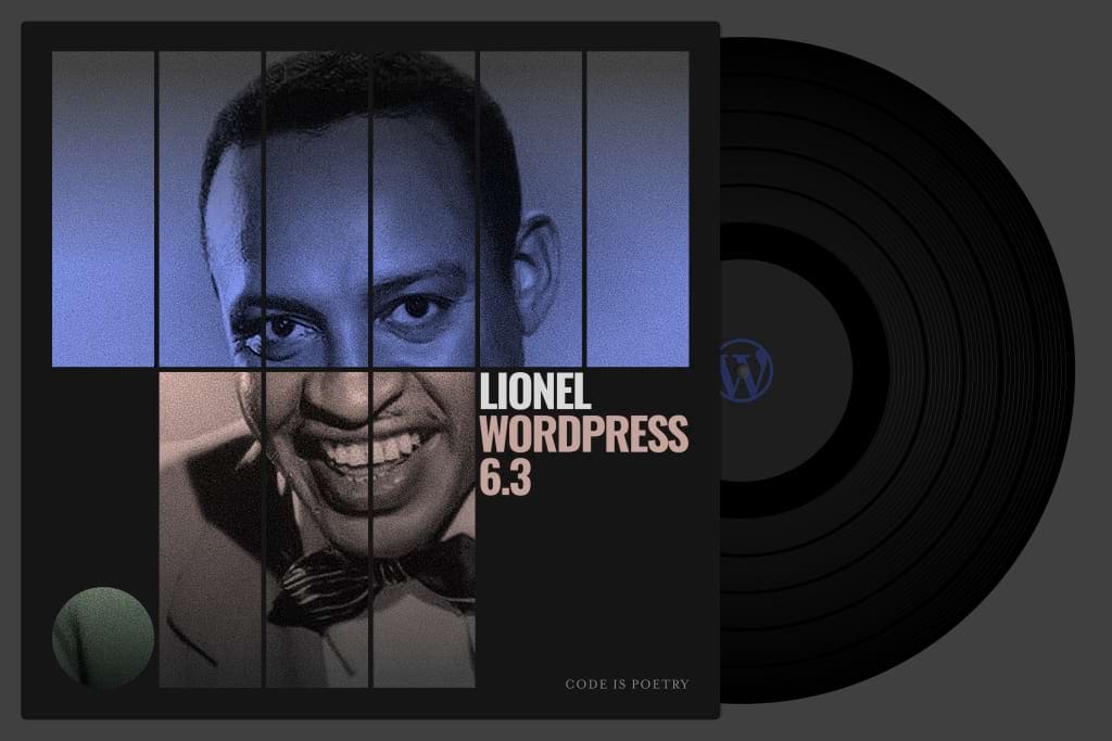 WordPress 6.3 también se conoce como "Lionel".