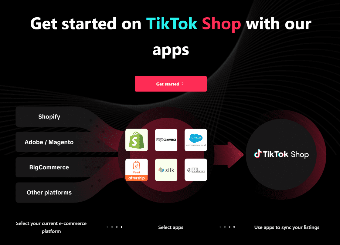 Puedes vincular tu tienda online existente a tu tienda de TikTok recién creada.
