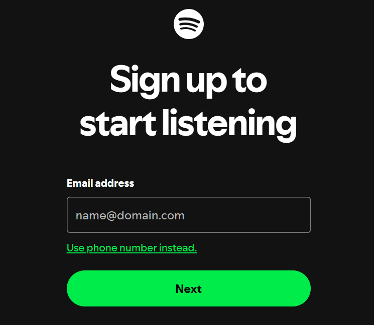 Spotify (en inglés)
