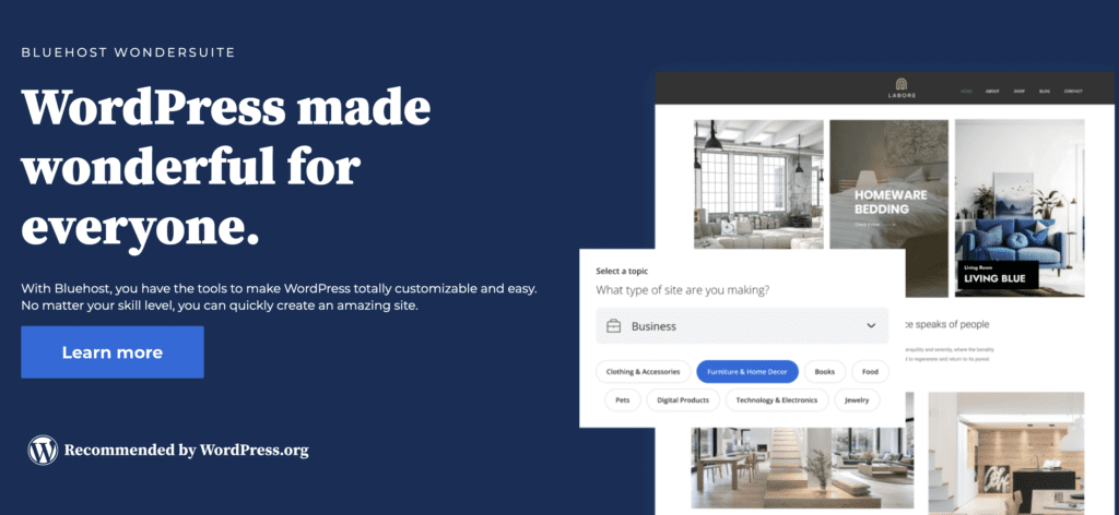 Constructor fácil de WordPress