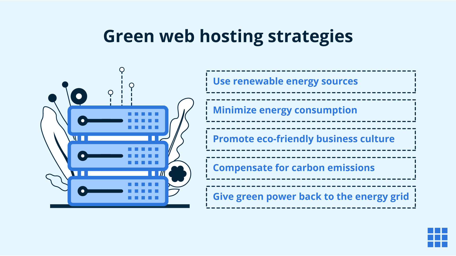 Estrategias de alojamiento web ecológico