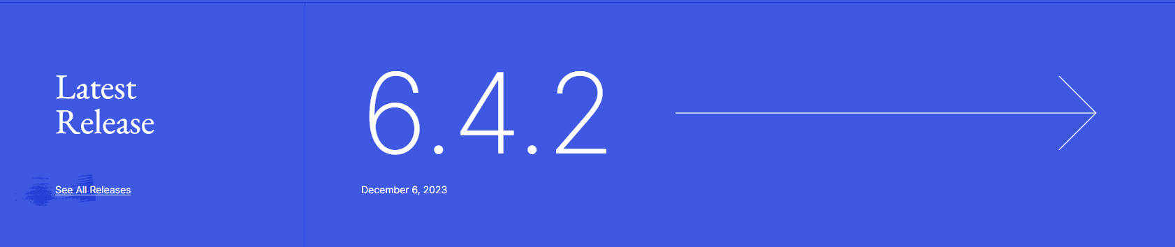 La última versión de seguridad de WordPress es la 6.4.2.