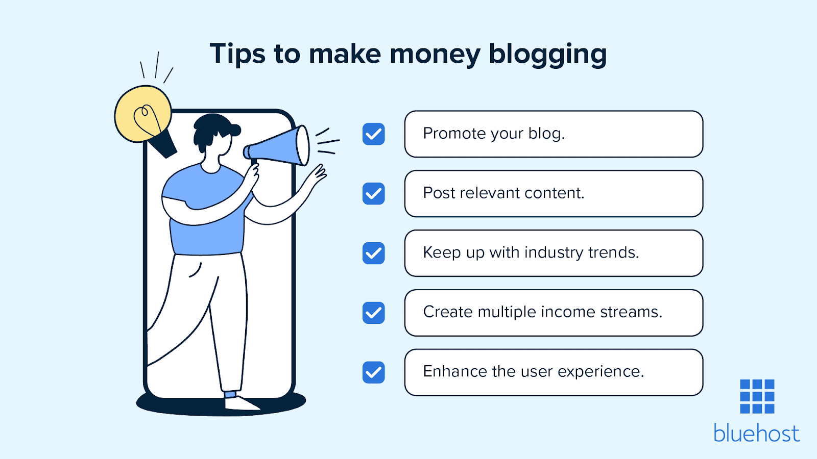 Sigue estos consejos para ganar dinero con los blogs.