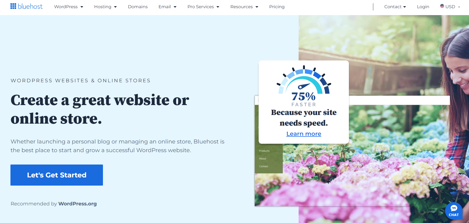 Bluehost Website Builder es la mejor opción para los propietarios de pequeñas empresas.