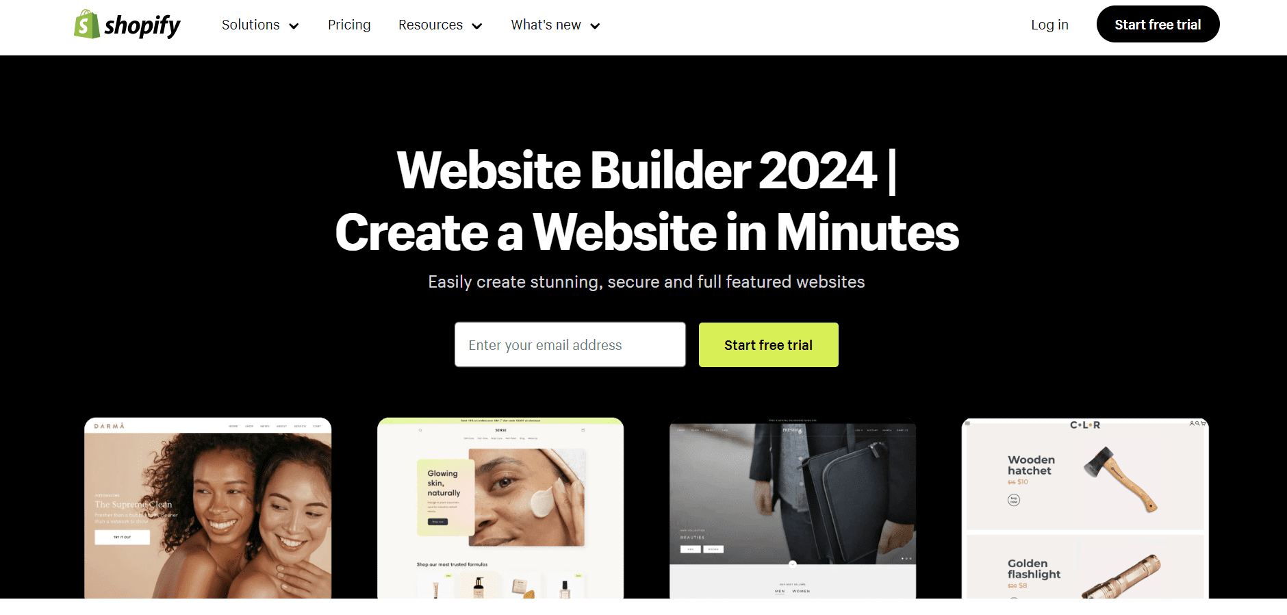Shopify es la mejor alternativa a Squarespace para las empresas que buscan funciones avanzadas de comercio electrónico.