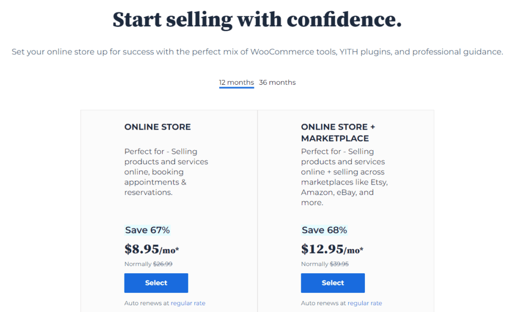 Planes de WordPress