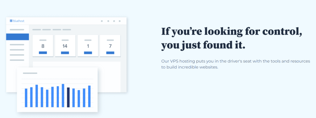 Los planes VPS brindan un mayor control que el alojamiento en la nube.