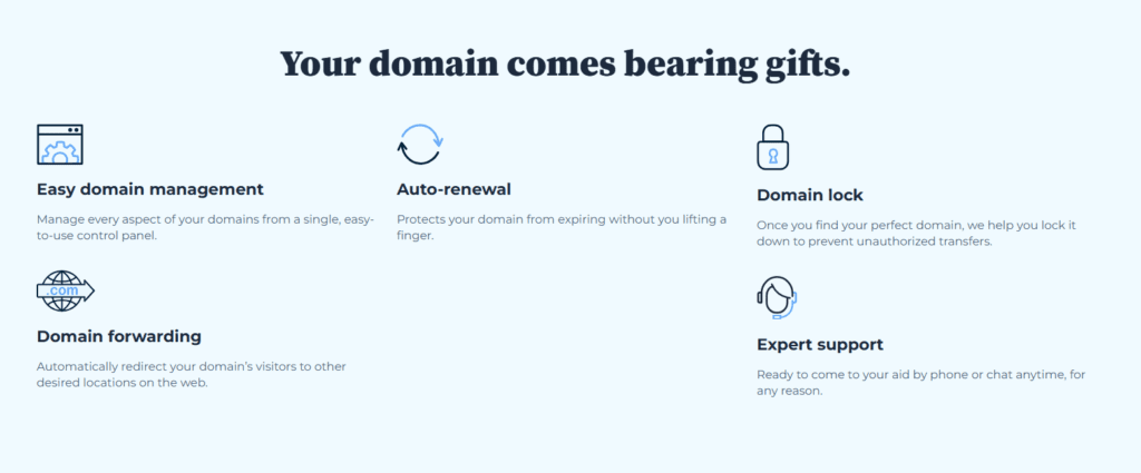 Especificación de dominio de Bluehost