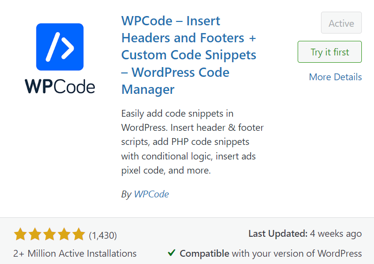 Pie de página personalizado de WP  