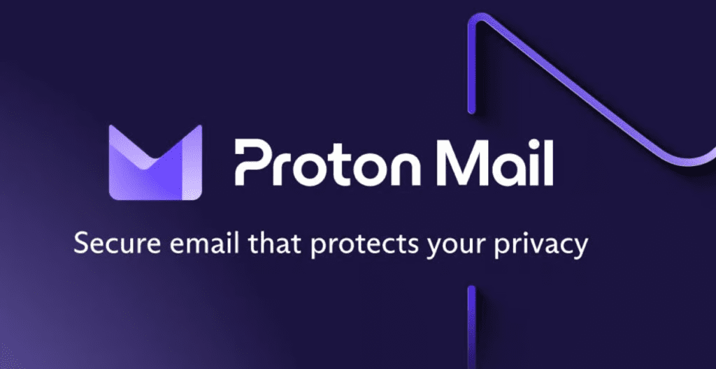 Página de correo de Proton
