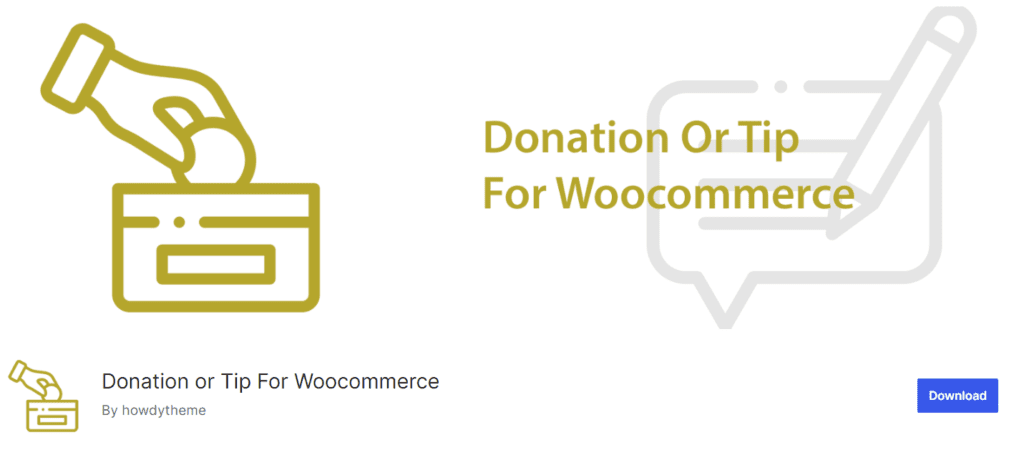 Donación o consejo de WooCommerce