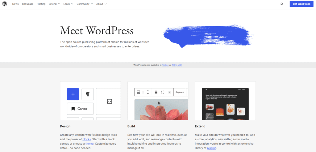 WordPress (en inglés)