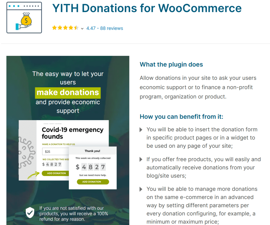 Donaciones de YITH