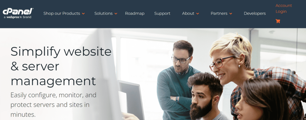 cPanel (en inglés)