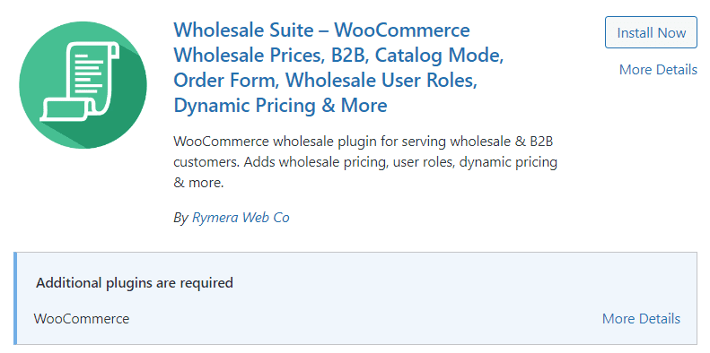 Suite mayorista de WooCommerce