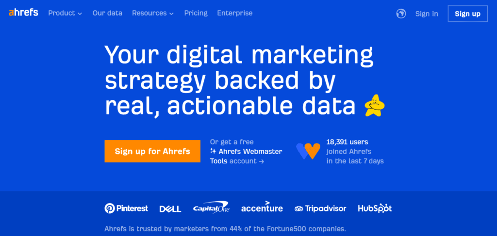 Ahrefs para marketing de afiliación