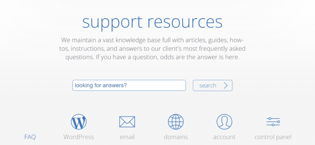 Soporte de Bluehost