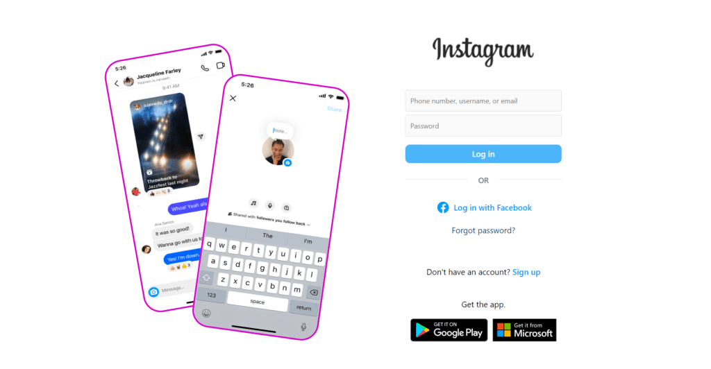 Instagram (en inglés)  