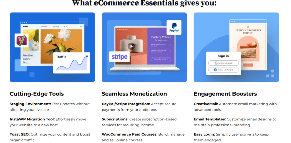 Banner Bluehost eCommerce Essentials