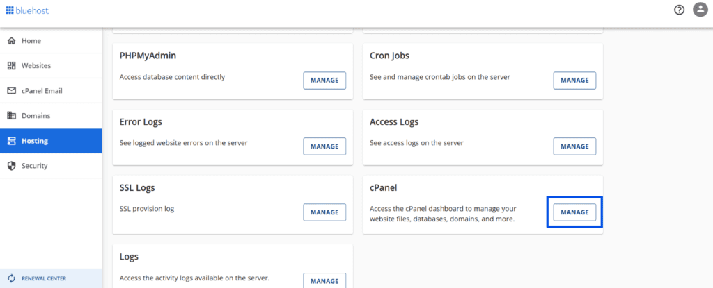 cómo agregar un registro CNAME en Bluehost