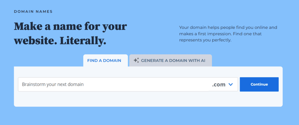 Registro de dominio con Bluehost