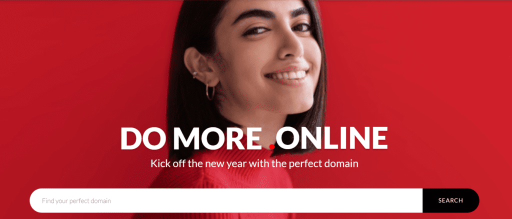 Registro de dominio con domain.com