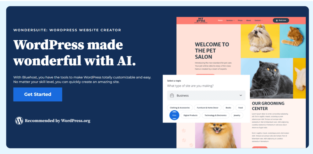 WonderSuite de Bluehost