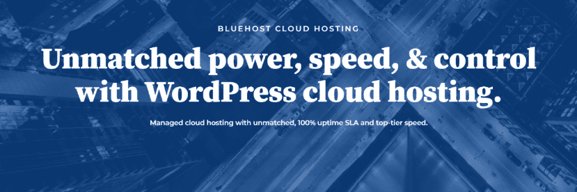 Alojamiento en la nube de Bluehost