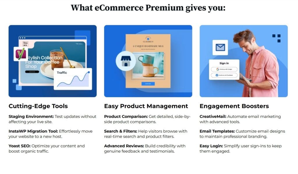 Características de eCommerce Premium