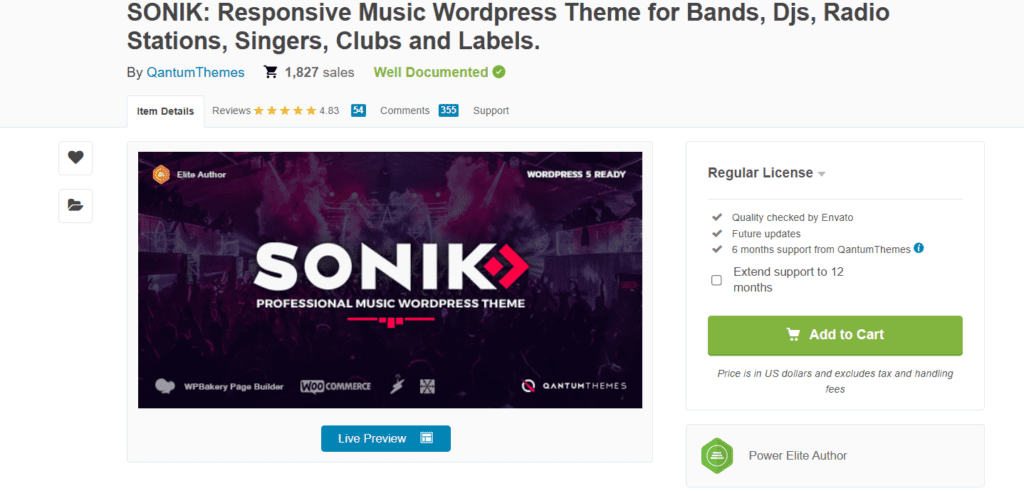Tema musical de Sonik